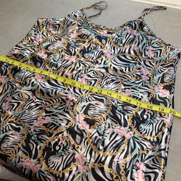 Women's XL Emme Jordan Jungle Print Slip Dress - Bold & Colorful Style - Picture 4 of 7